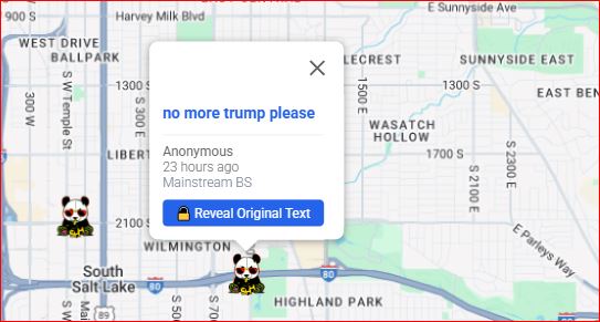 Ejemplo de mensaje político